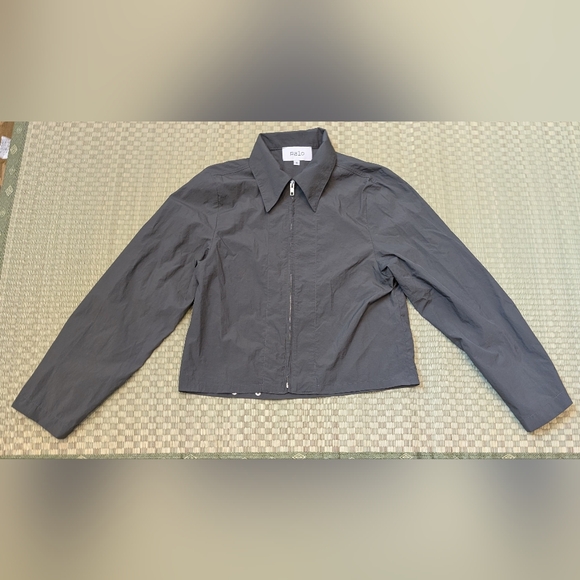 Palo Studios Other - Palo Studios Will Jacket Gray Nylon Women's Size Small Made in Los Angeles
